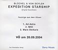 Back Sleeve 3-Track Promo - Expedition Starship